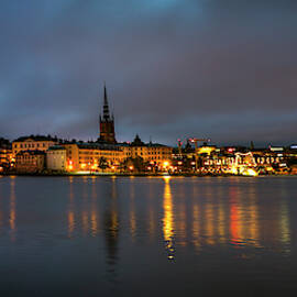 Sunrise in Stockholm by David Morefield