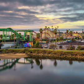 Sunrise over the Santa Cruz skyline by Miroslav Liska