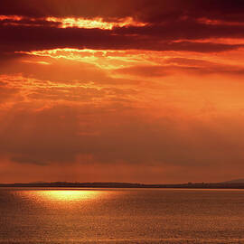 Sunset At The Sea by Mammuth