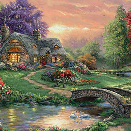 Pools Of Serenity by Thomas Kinkade