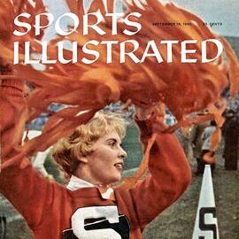 Syracuse Cheerleader Lois Goetz Sports Illustrated Cover by Sports Illustrated