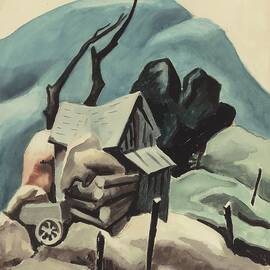 Taney County Barn by Thomas Hart Benton