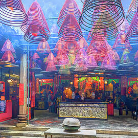 Temple In Hong Kong by Claudio Cassaro
