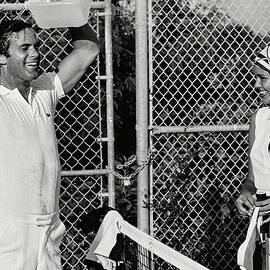 Tennis Players Cooling by Jacques Malignon