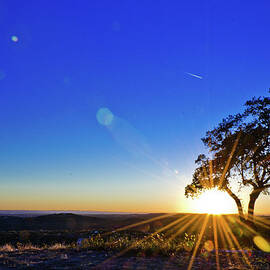 Texas Hill Country At Sunset by Bullcreekstudio