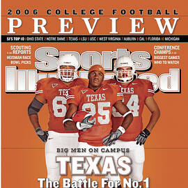 Texas Jamaal Charles, Justin Blalock, And Kasey Studdard Sports Illustrated Cover by Sports Illustrated
