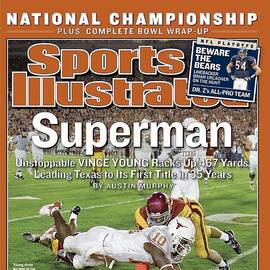 Texas Qb Vince Young, 2006 Rose Bowl Sports Illustrated Cover by Sports Illustrated
