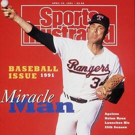 Texas Rangers Nolan Ryan Sports Illustrated Cover by Sports Illustrated