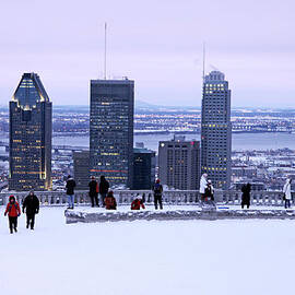 The Chalet Lookout In Winter - by Nino H. Photography