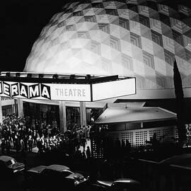 The Cinerama Dome Theatre In Hollywood by American Stock Archive