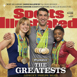 The Greatests Ledecky  Phelps  Biles Sports Illustrated Cover by Sports Illustrated