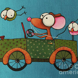 The Green Car by Lucia Stewart