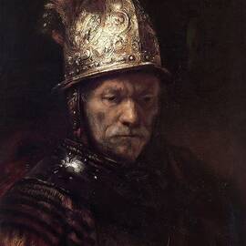 The Man With The Golden Helmet by Workshop Of Rembrandt Van Rijn