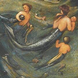 The Mermaid Family by Sir Edward Coley Burne-jones