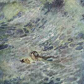 The Mermaid Pl 2 by Edmund Dulac