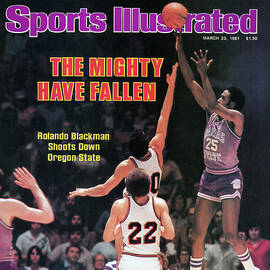 The Mighty Have Fallen Rolando Blackman Shoots Down Oregon Sports Illustrated Cover by Sports Illustrated