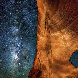 The Milky Way and the arch at Looking Glass Rock by Dan Norris