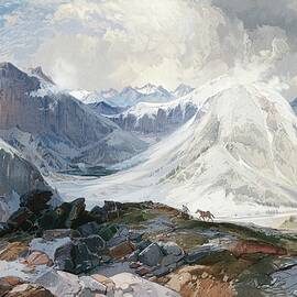 The Mosquito Trail, Rocky Mountains Of Colorado, Elevation by Thomas Moran