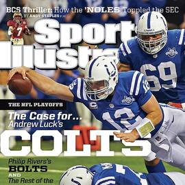 The Nfl Playoffs The Case For . . . Andrew Lucks Colts Sports Illustrated Cover by Sports Illustrated