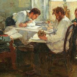 The Night Before The Exam by Leonid Osipovich Pasternak
