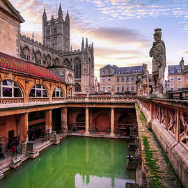 The Roman Baths, Bath, Somerset, England by Joe Daniel Price