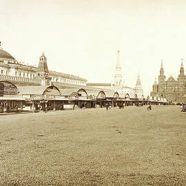 The Trading Rows In Red Square, Moscow by Heritage Images