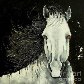 The White Horse by Lucia Stewart