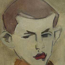 The Woodcutter, Head Study by Helene Schjerfbeck