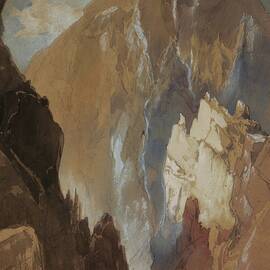 Toltec Gorge And Eva Cliff From The West, Colorado by Thomas Moran