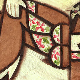 Tommervik Hawaiian Woman Lounging Art Print by Tommervik