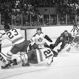 Toronto Maple Leafs V Montreal Canadiens by Denis Brodeur