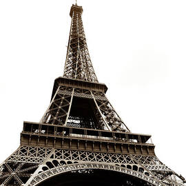 Tour Eiffel Isolated On White by Maica