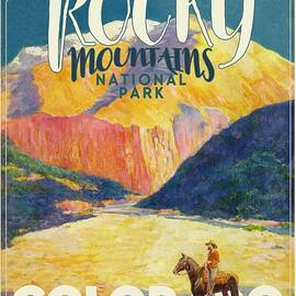 Travel Poster_colorado by Frederick Anderson