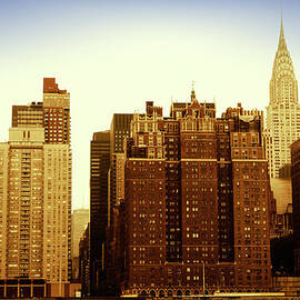 Tudor City Skyline And Chrysler by Lisa-blue