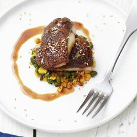 Turbot Fillet On A Bed Of Vegetables by Atelier Mai 98
