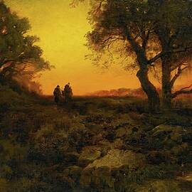 Twilight Landscape by Thomas Moran