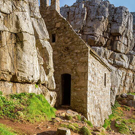 Uk, Wales, Saint Govan's Chapel by Ben Pipe
