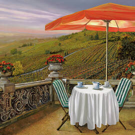 un caffe' nelle vigne by Guido Borelli
