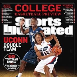 University Of Conneticut Hasheem Thabeet And Maya Moore Sports Illustrated Cover by Sports Illustrated