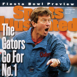 University Of Florida Coach Steve Spurrier Sports Illustrated Cover by Sports Illustrated