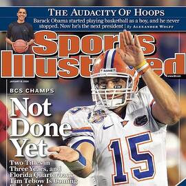 University Of Florida Florida Qb Tim Tebow, 2009 Fedex Bcs Sports Illustrated Cover by Sports Illustrated