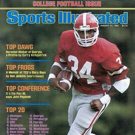 University Of Georgia Herschel Walker Sports Illustrated Cover by Sports Illustrated