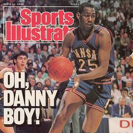 University Of Kansas Danny Manning, 1988 Ncaa National Sports Illustrated Cover by Sports Illustrated