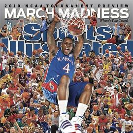 University Of Kansas Sherron Collins, 2010 March Madness Sports Illustrated Cover by Sports Illustrated