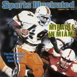 University Of Miami Keith Griffin, 1984 Orange Bowl Sports Illustrated Cover by Sports Illustrated