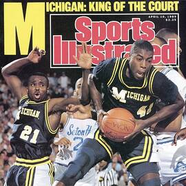 University Of Michigan Glen Rice, 1989 Ncaa National Sports Illustrated Cover by Sports Illustrated