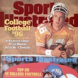 University Of Tennessee Qb Peyton Manning Sports Illustrated Cover by Sports Illustrated
