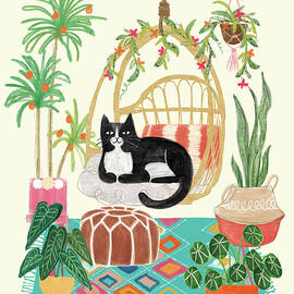 Urban Jungle Viii Spring by Mary Urban