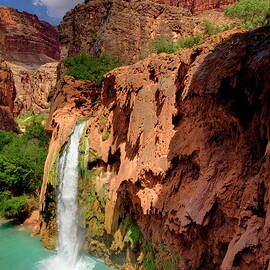 Usa, Arizona, Havasu Falls In Grand by Bernhard Fichtl