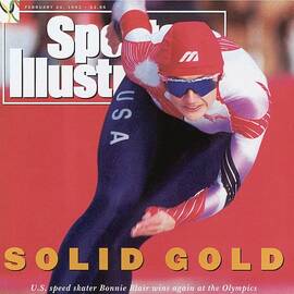 Usa Bonnie Blair, 1992 Winter Olympics Sports Illustrated Cover by Sports Illustrated